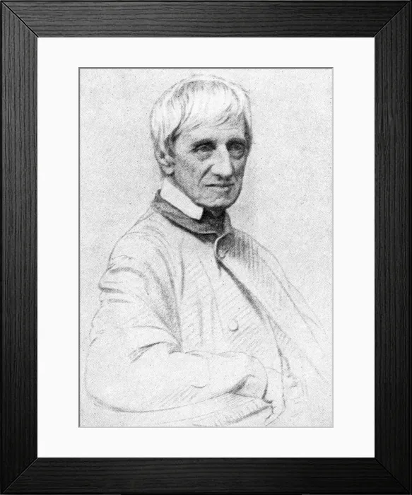 Framed Print : John Henry Newman (1801-1890), British cardinal Framed Print : John Henry Newman (1801-1890), British cardinal
