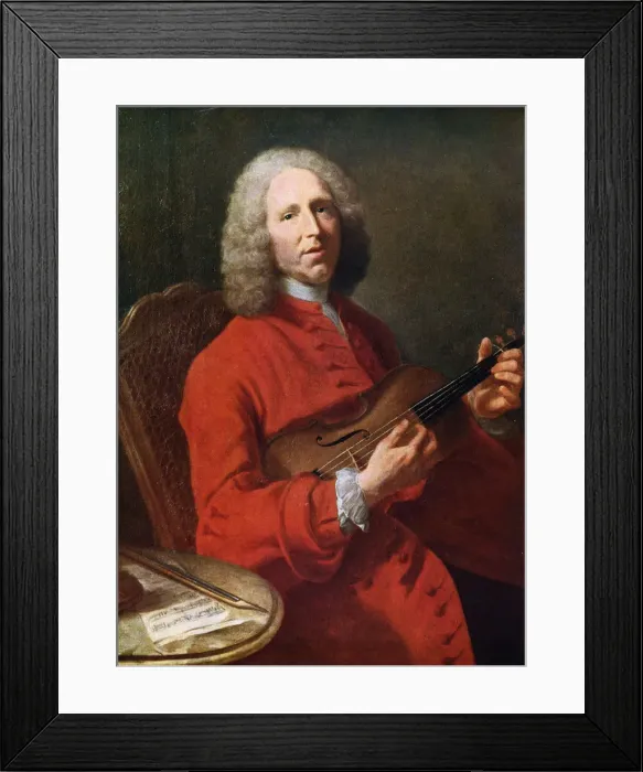 Framed Print : Jean Philippe Rameau (1683-1764), French composer Framed Print : Jean Philippe Rameau (1683-1764), French composer