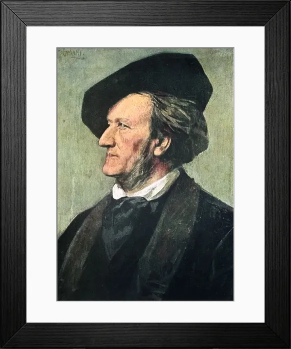 Framed Print : Richard Wagner (1813-1883), German composer, conductor, and essayist, late 19th century. Artist: Franz von Lenbach Framed Print : Richard Wagner (1813-1883), German composer, conductor, and essayist, late 19th century. Artist: Franz von Lenbach