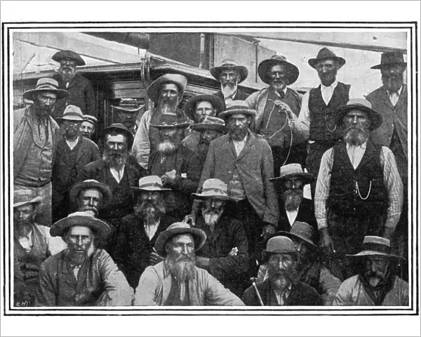 Some of Cronjes Boer officers after Paardeberg, 2nd Boer War, 1900