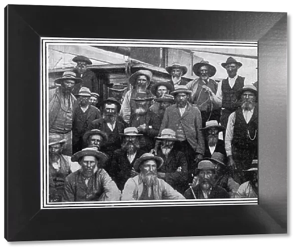 Some of Cronjes Boer officers after Paardeberg, 2nd Boer War, 1900