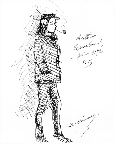 Arthur Rimbaud, French poet and adventurer, 1895