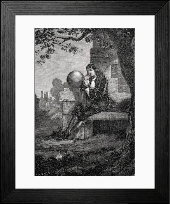 Framed Print : Isaac Newton, English scientist and mathematician, 17th century (c1880) Framed Print : Isaac Newton, English scientist and mathematician, 17th century (c1880)