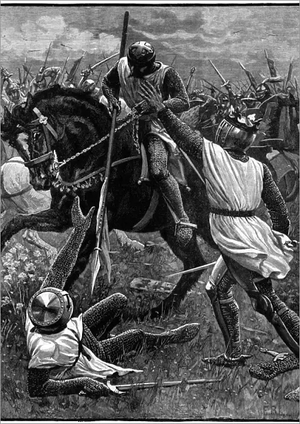 The Battle of Evesham, 4 August 1265, (c1880)