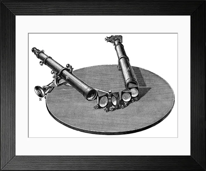 Framed Print : Spectroscope, 1872 Framed Print : Spectroscope, 1872
