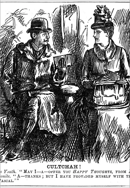 Benefits of university education for women, 1887. Artist: George du Maurier