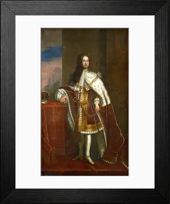 Framed Print : George I (1660-1727), c1714. Artist: Sir Godfrey Kneller Framed Print : George I (1660-1727), c1714. Artist: Sir Godfrey Kneller