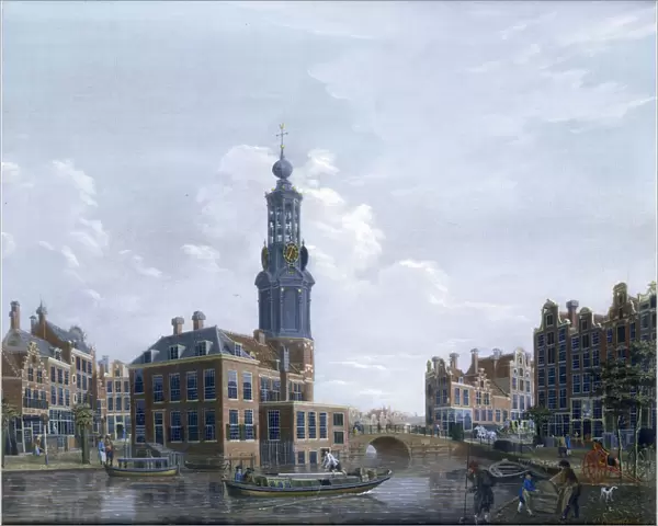 View of the Mint Tower at Amsterdam, 1777. Artist: Isaak Ouwater