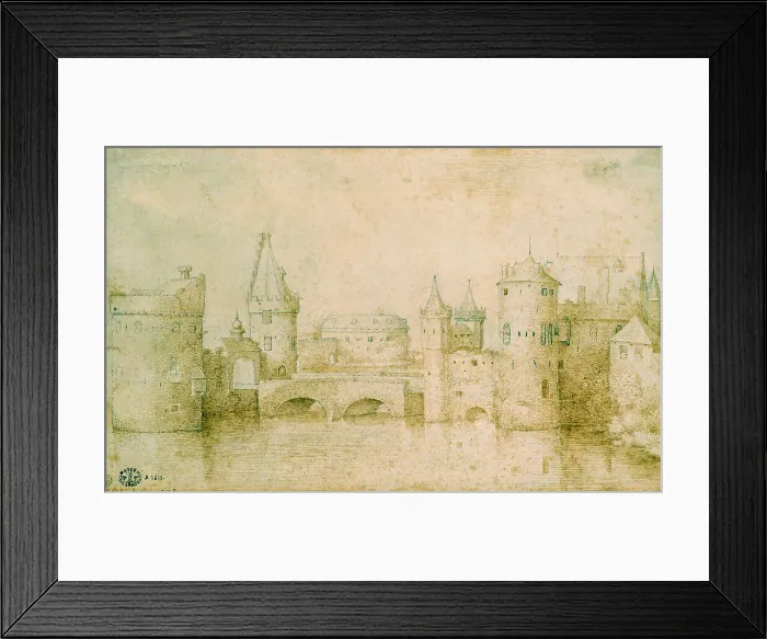 Framed Print : View of the ancient fortifications of Amsterdam, Netherlands, 1562. Artist: Pieter Bruegel the Elder Framed Print : View of the ancient fortifications of Amsterdam, Netherlands, 1562. Artist: Pieter Bruegel the Elder