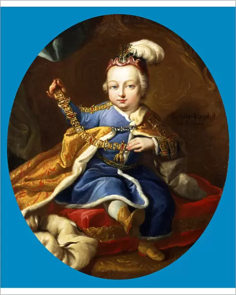 Prince Joseph, future Emperor Joseph II of Austria as a child, 18th century. Artist: Martin van Mytens II