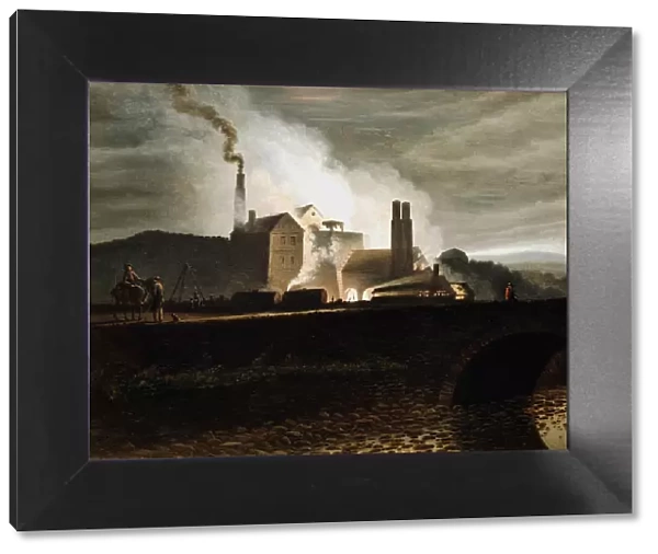 Industrial landscape, Wales, 19th century. Artist: Penry Williams