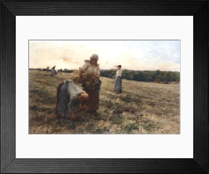 Framed Print : Gleaners at Sunset, 1889. Artist: Leon-Augustin Lhermitte Framed Print : Gleaners at Sunset, 1889. Artist: Leon-Augustin Lhermitte