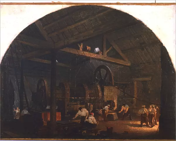 The Tilt Forge, c1845-1866. Artist: Godfrey Sykes