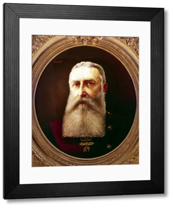 Framed Print : Leopold II, King of Belgium, 1865-1909 Artist: Pierre Tossyn Framed Print : Leopold II, King of Belgium, 1865-1909 Artist: Pierre Tossyn
