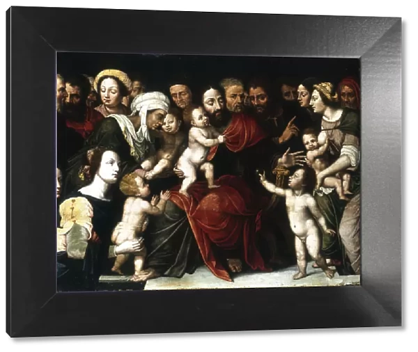 Jesus with the Little Children, c1559-1589. Artist: Vincent Sellaer