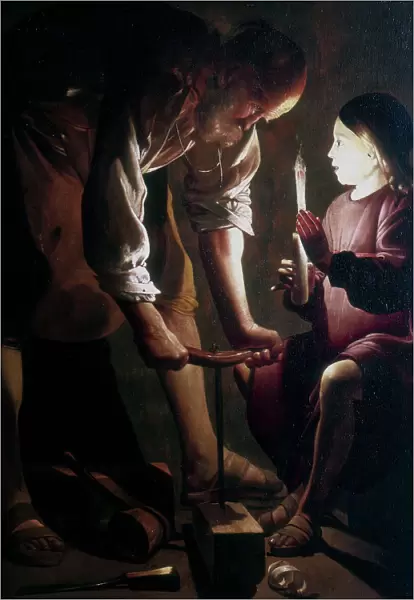 St Joseph the Carpenter, c1640. Artist: Georges de la Tour