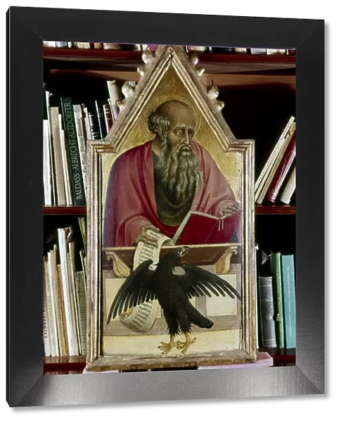 St John the Evangelist shown with his symbol, an eagle, 15th century. Artist: Giovanni di Paolo