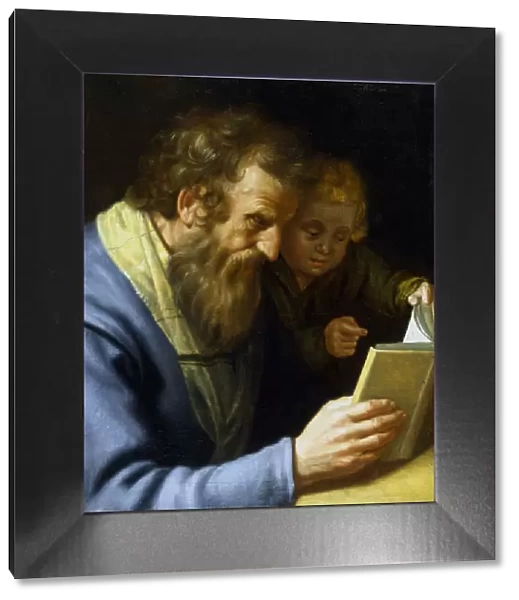 St Matthew and an Angel, 1621. Artist: Abraham Bloemaert