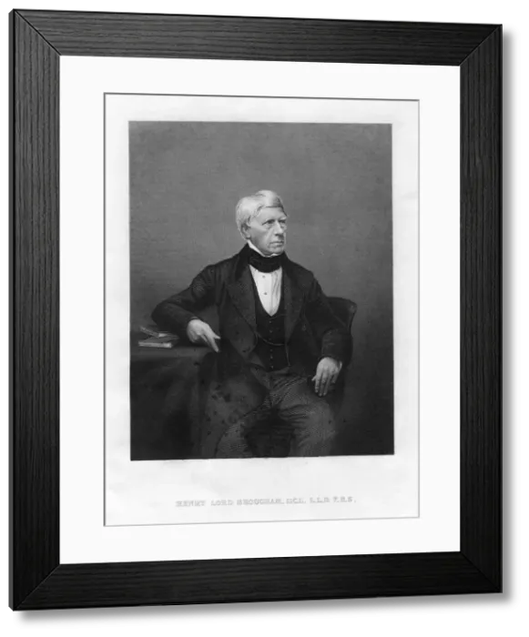 Framed Print : Henry Peter Brougham, Baron Brougham and Vaux, Scottish-born British jurist and politician Framed Print : Henry Peter Brougham, Baron Brougham and Vaux, Scottish-born British jurist and politician