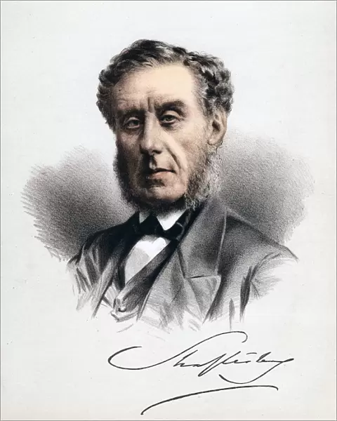 Lord Shaftesbury, English statesman, moral philosopher, philanthropist and factory reformer, c1880
