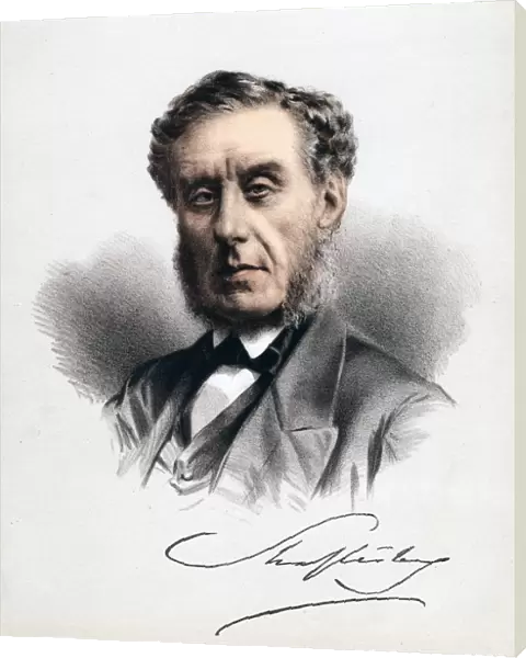 Lord Shaftesbury, English statesman, moral philosopher, philanthropist and factory reformer, c1880