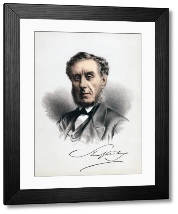 Framed Print : Lord Shaftesbury, English statesman, moral philosopher, philanthropist and factory reformer, c1880 Framed Print : Lord Shaftesbury, English statesman, moral philosopher, philanthropist and factory reformer, c1880