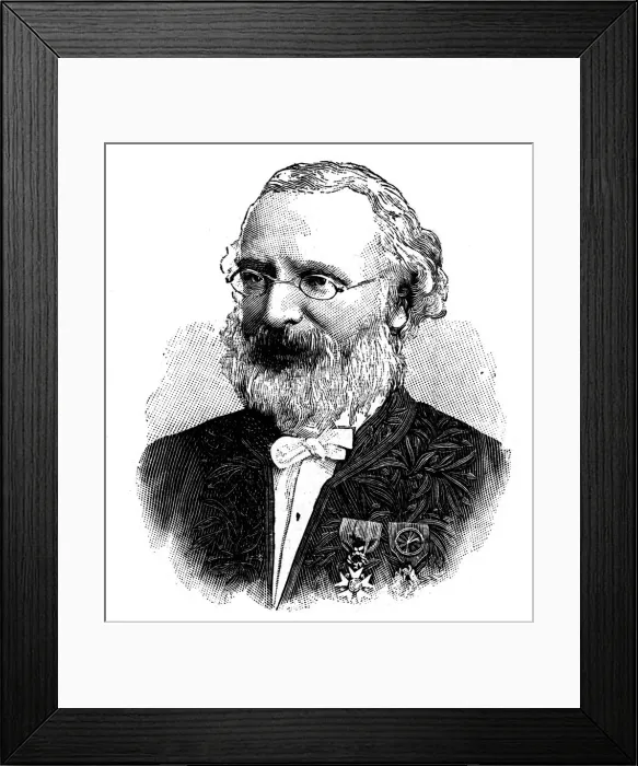 Framed Print : Frederic Passy, French economist and writer, 1902 Framed Print : Frederic Passy, French economist and writer, 1902