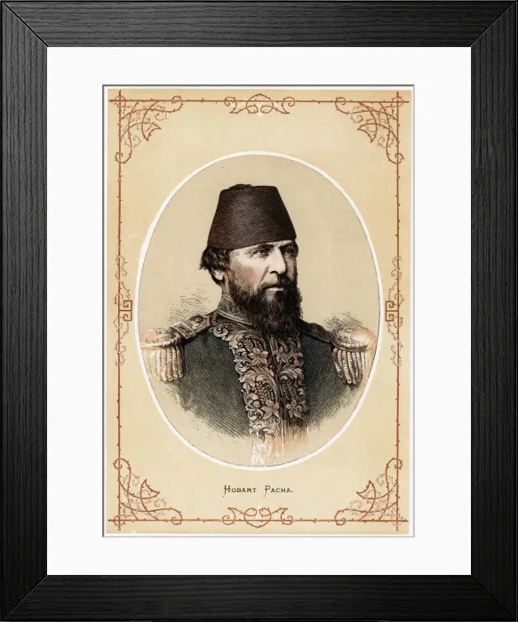 Framed Print : Hobart Pacha, English naval officer and naval advisor to Turkey, c1880 Framed Print : Hobart Pacha, English naval officer and naval advisor to Turkey, c1880