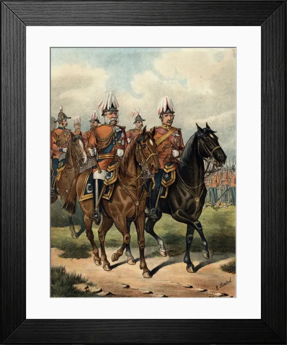 Framed Print : George William Frederick Charles, 2nd Duke of Cambridge, British soldier, c1885. Artist: Richard Simkin