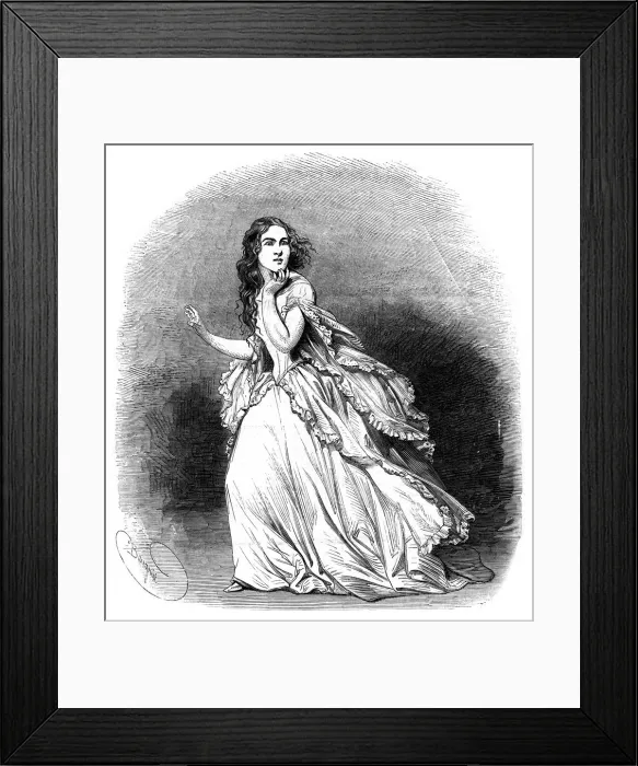 Framed Print : Jenny Lind, soprano known as the Swedish Nightingale, 1848 Framed Print : Jenny Lind, soprano known as the Swedish Nightingale, 1848