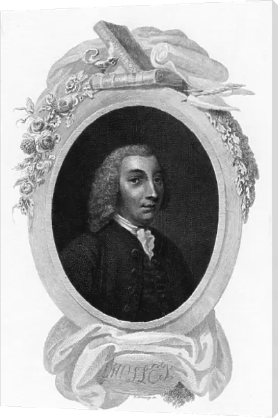 Tobias George Smollett, 18th century Scottish-born British novelist, 1803