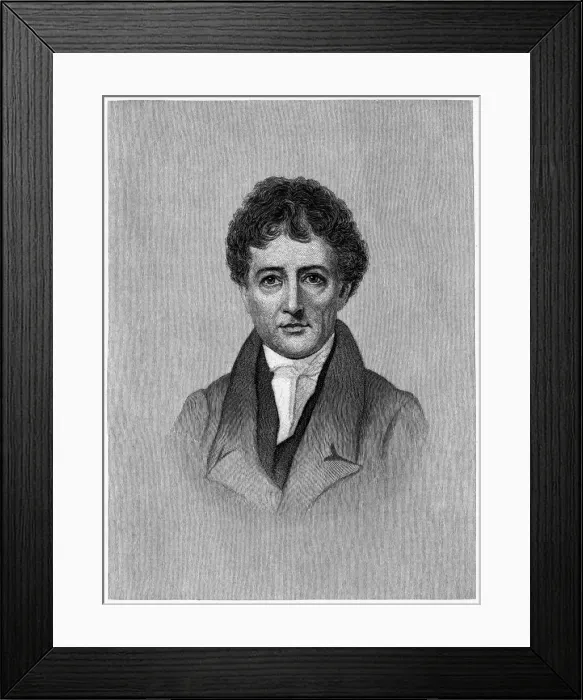 Framed Print : Charles Lamb, English essayist, c1880 Framed Print : Charles Lamb, English essayist, c1880