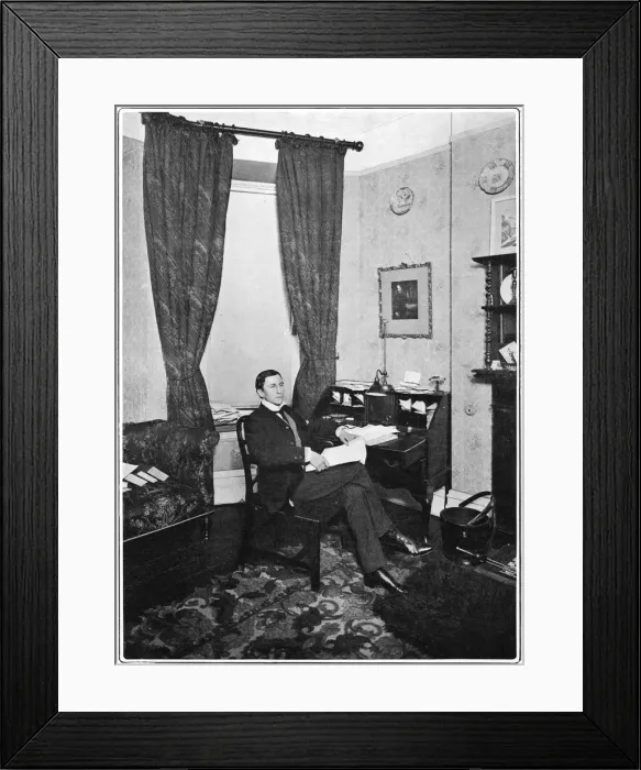 Framed Print : AEW Mason, English novelist, 1902 Framed Print : AEW Mason, English novelist, 1902