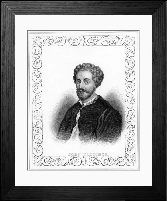 Framed Print : John Fletcher, early 17th century English playwright, early 19th century Framed Print : John Fletcher, early 17th century English playwright, early 19th century
