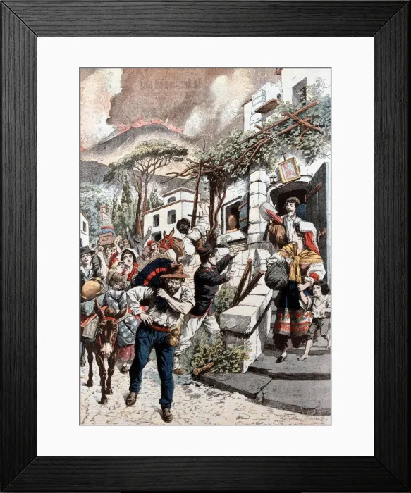 Framed Print : Eruption of Vesuvius, 1906 Framed Print : Eruption of Vesuvius, 1906