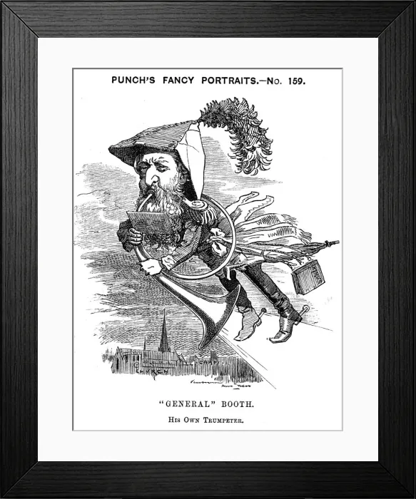 Framed Print : General William Booth, evangelical social worker and founder of the Salvation Army, 1883. Artist: Edward Linley Sambourne Framed Print : General William Booth, evangelical social worker and founder of the Salvation Army, 1883. Artist: Edward Linley Sambourne