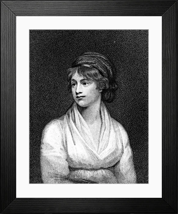 Framed Print : Mary Wollstonecraft, 18th century English teacher, writer and feminist Framed Print : Mary Wollstonecraft, 18th century English teacher, writer and feminist
