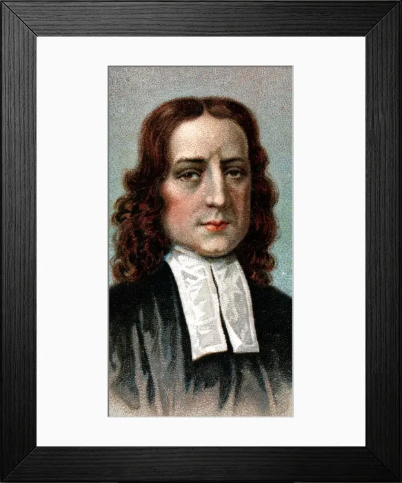 Framed Print : John Wesley, 18th century English non-conformist preacher, 1924 Framed Print : John Wesley, 18th century English non-conformist preacher, 1924