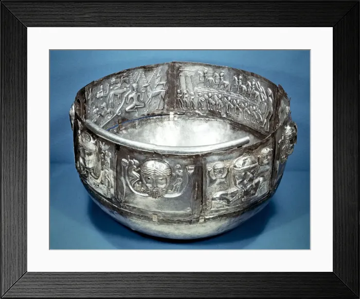 Framed Print : Gundestrup Cauldron, Celtic ritual vessel, 2nd century BC Framed Print : Gundestrup Cauldron, Celtic ritual vessel, 2nd century BC