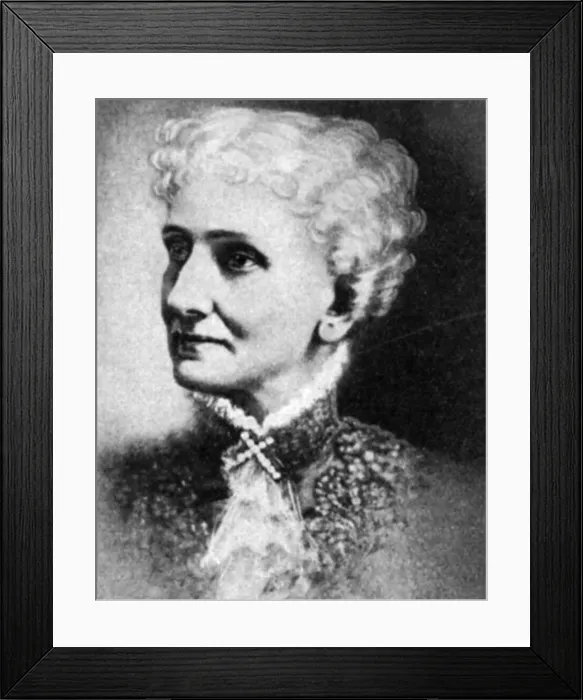 Framed Print : Mary Baker Eddy, American founder of the Church of Christ, Scientist Framed Print : Mary Baker Eddy, American founder of the Church of Christ, Scientist