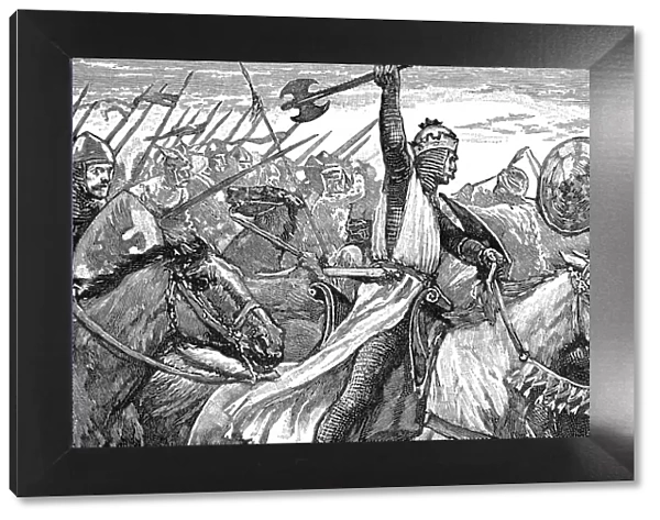 Charles Martel, King of the Franks, at the Battle of Poitiers, 732 (1892)