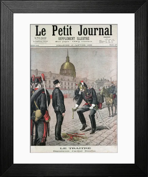 Framed Print : Disgracing of Albert Dreyfus, 1895 Framed Print : Disgracing of Albert Dreyfus, 1895