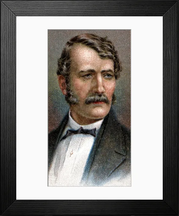 Framed Print : David Livingstone, 19th century Scottish missionary and African explorer, c1915 Framed Print : David Livingstone, 19th century Scottish missionary and African explorer, c1915