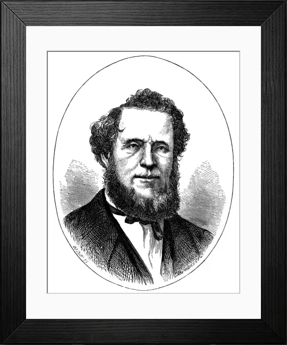 Framed Print : Brigham Young, American Mormon leader, c1870 Framed Print : Brigham Young, American Mormon leader, c1870