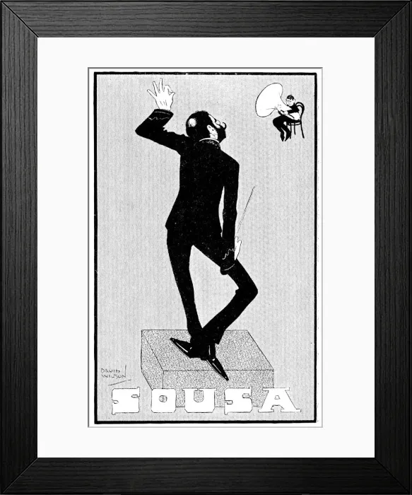 Framed Print : John Philip Sousa, American composer, 1903 Framed Print : John Philip Sousa, American composer, 1903