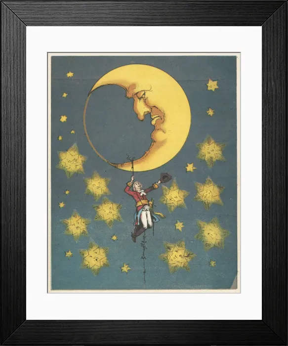 Framed Print : Scene from The Adventures of Baron Munchausen by Rudolph Erich Raspe, c1850 Framed Print : Scene from The Adventures of Baron Munchausen by Rudolph Erich Raspe, c1850