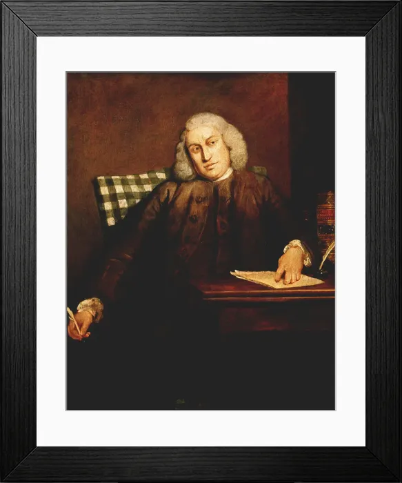 Framed Print : Samuel Johnson, English man of letters, 1756-1757. Artist: Sir Joshua Reynolds Framed Print : Samuel Johnson, English man of letters, 1756-1757. Artist: Sir Joshua Reynolds