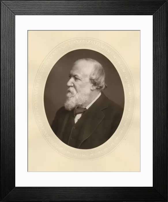 Framed Print : Robert Browning, English poet and dramatist, c1880. Artist: Lock & Whitfield Framed Print : Robert Browning, English poet and dramatist, c1880. Artist: Lock & Whitfield