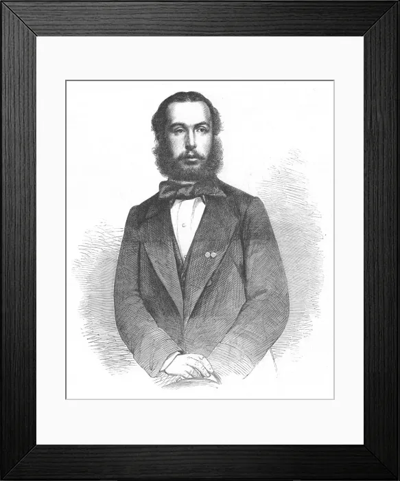 Framed Print : Maximilian, Emperor of Mexico, 1864 Framed Print : Maximilian, Emperor of Mexico, 1864