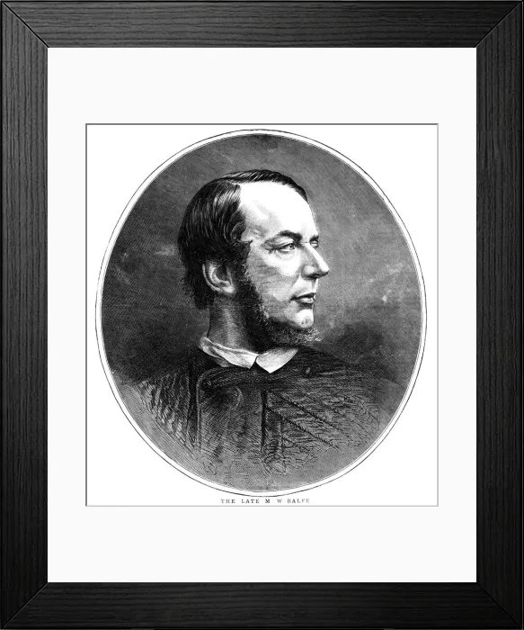Framed Print : Michael William Balfe, Irish-born British composer and singer, 1870 Framed Print : Michael William Balfe, Irish-born British composer and singer, 1870
